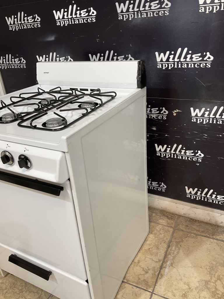 Hotpoint Used Natural Gas Stove 24inches (White) 