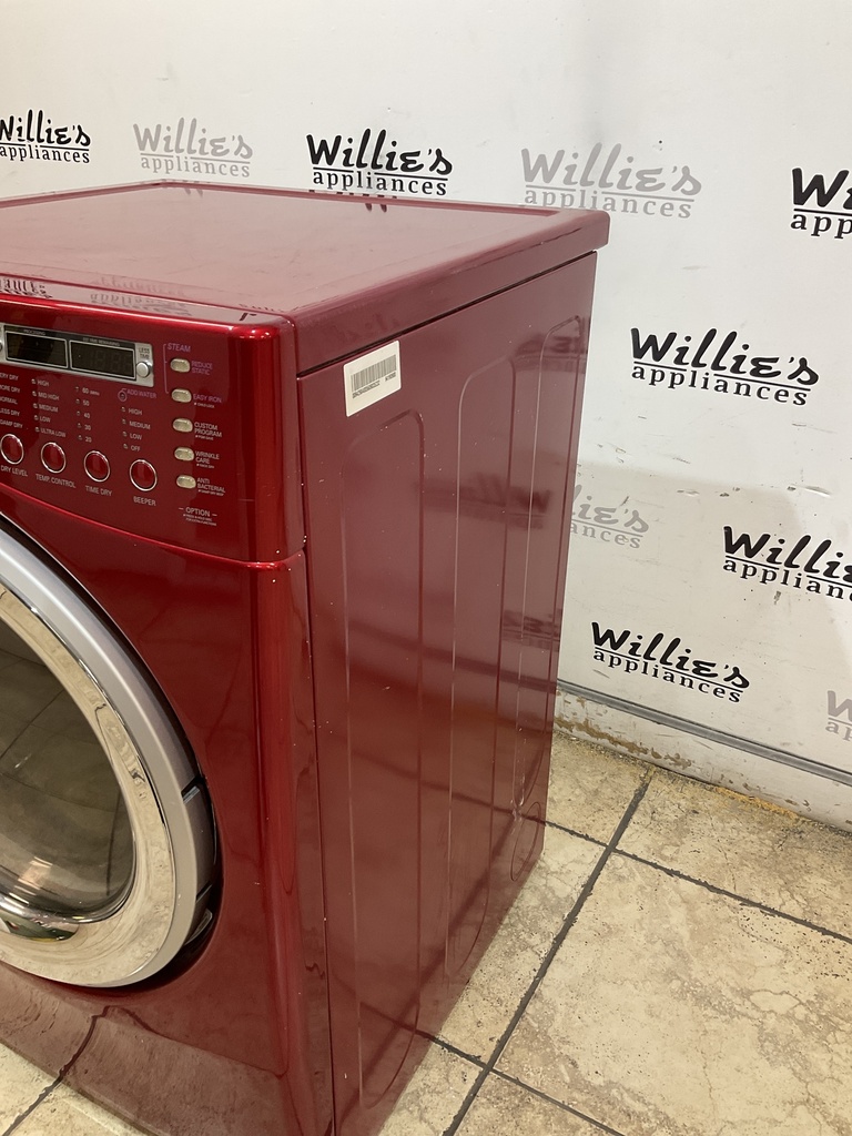 Lg Used Electric Dryer 220volts (30 AMP) 27inches {3 prong} (Red) 