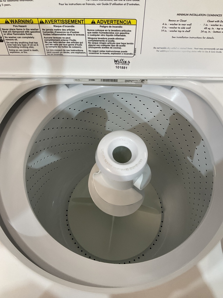 Whirlpool Used Washer Top-load 27inches (White) 