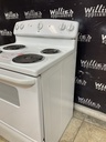 Ge Used Electric Stove 220volts (40/50 AMP) 30inches {no cord} (White) 