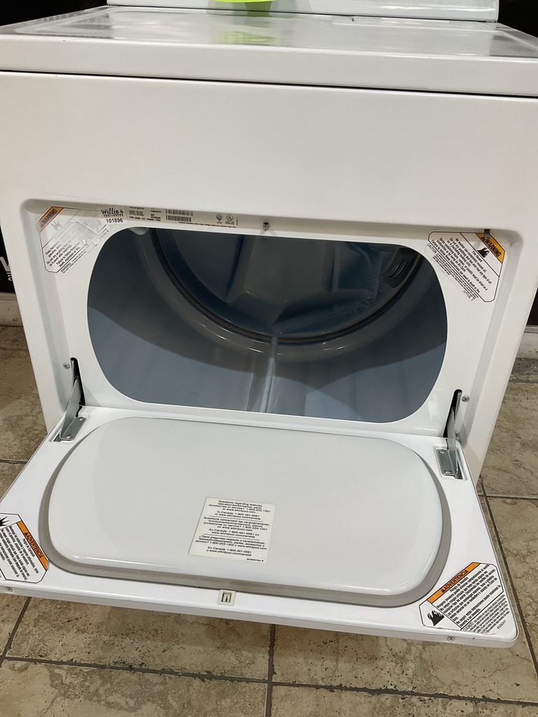 Whirlpool Used Electric Dryer 220volts (30AMP) 30inches {4 prong} (White) 