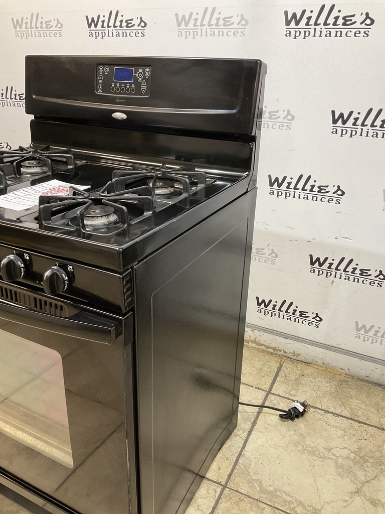 Whirlpool Used Natural Gas Stove 30inches (Black) 