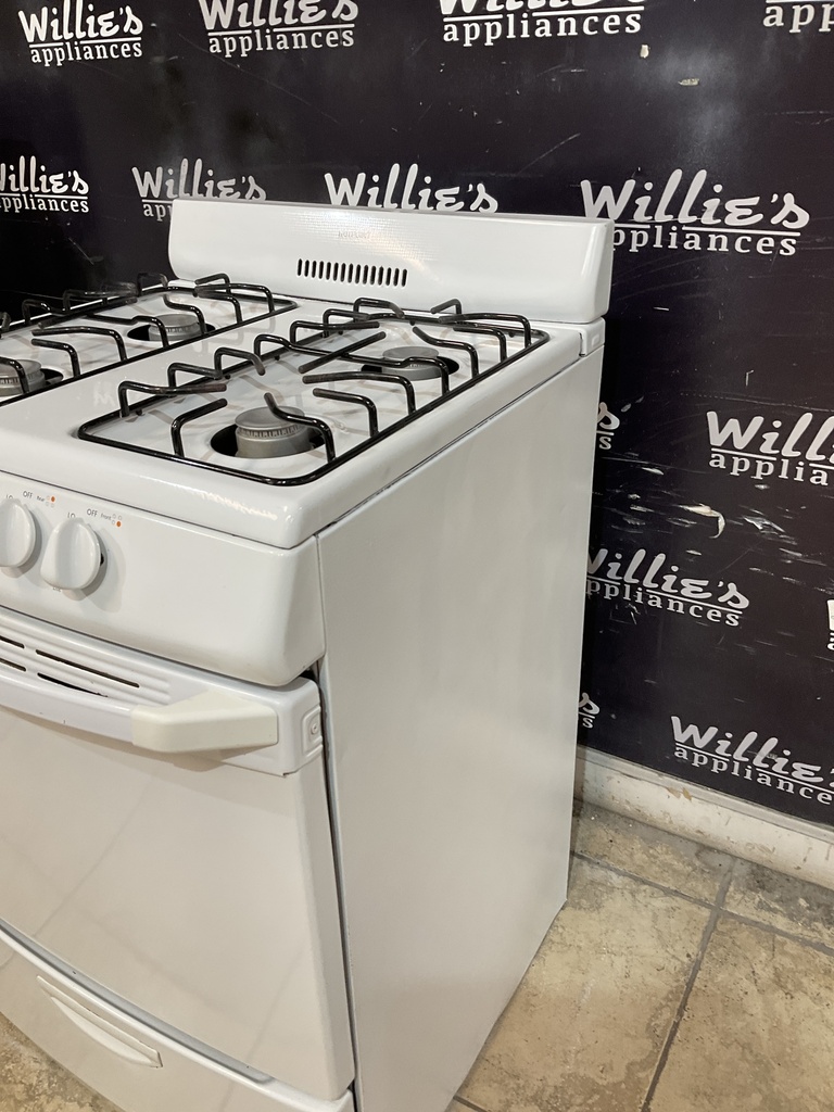Hotpoint Used Natural Gas Stove 24inches (White) 