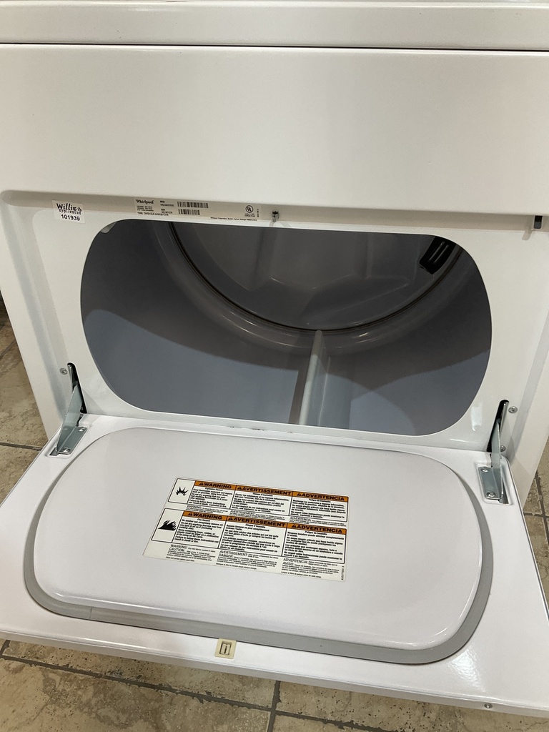 Whirlpool Used Electric Dryer 220volts (30 AMP) 29inches {3 prong} (White) 