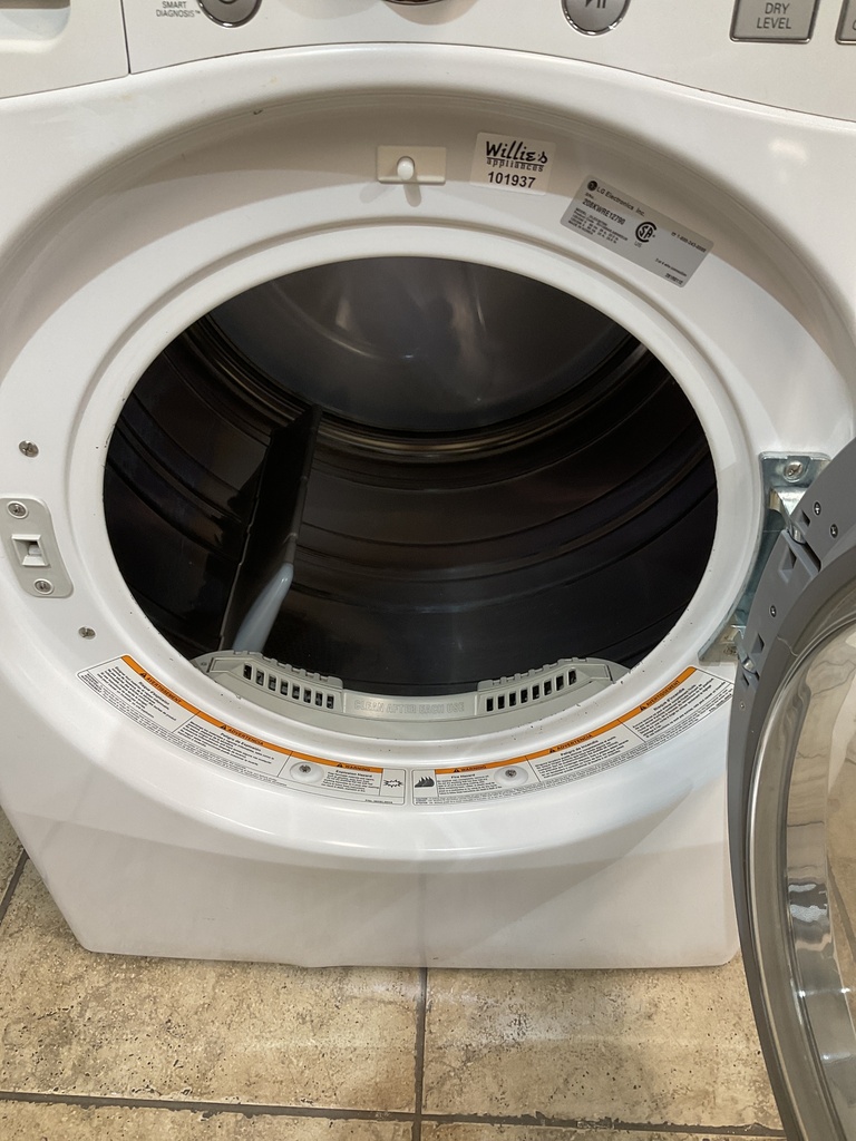 Whirlpool Used Electric Dryer 220volts (30 AMP) 29inches {3 prong} (White)