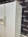 Whirlpool Used Refrigerator Side by Side 36x69 1/2” (White) 