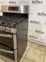 Ge Used Natural Gas Stove Double Oven 30inches (Stainless Steel) 