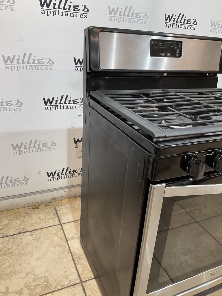 Whirlpool Used Natural Gas Stove 30inches (Stainless Steel) 