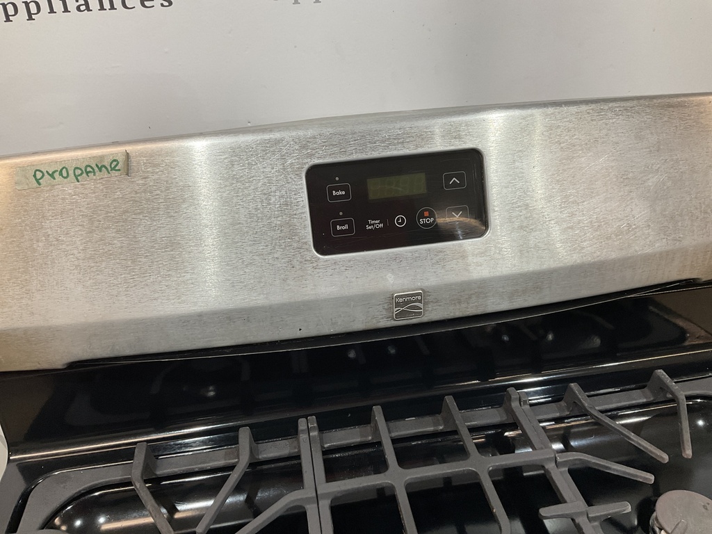Kenmore Used Gas Propane Stove 30inches (Stainless Steel) 