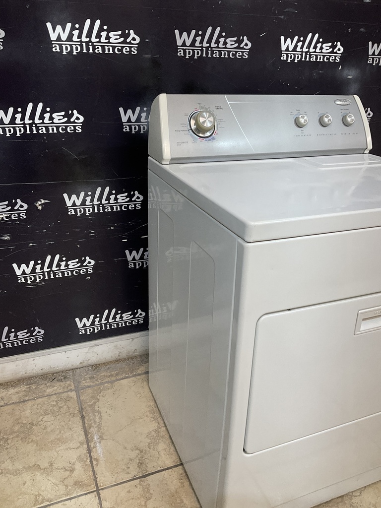 Whirlpool Used Electric Dryer 220volts (30 AMP) 29inches {3 prong} (White) 