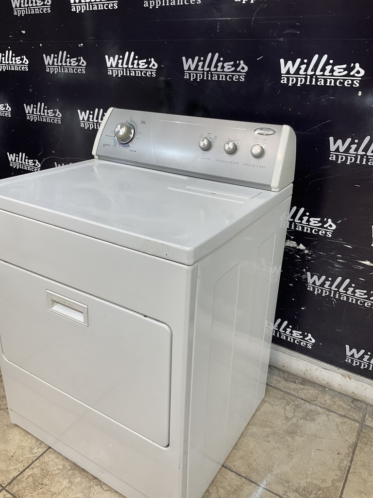 Whirlpool Used Electric Dryer 220volts (30 AMP) 29inches {3 prong} (White) 