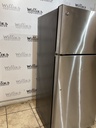 Ge Used Refrigerator Top and Bottom 28x64 1/2” (Stainless Steel) 