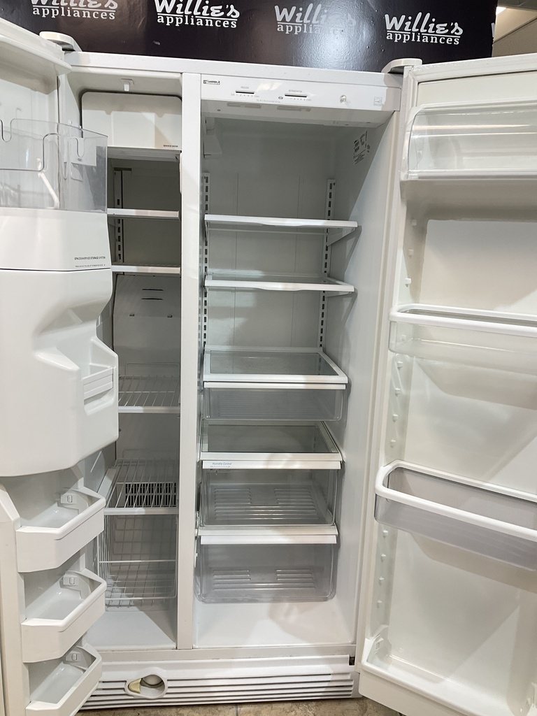 Kenmore Used Refrigerator Side by Side 33x66 1/2” (White) 