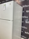 Ge Used Refrigerator Top and Bottom 30x67 (White) 