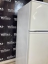 Whirlpool Used Refrigerator Top and Bottom 28x68” (White) 