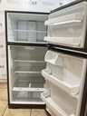 Ge Used Refrigerator Top and Bottom 28x64 (Stainless Steel) 