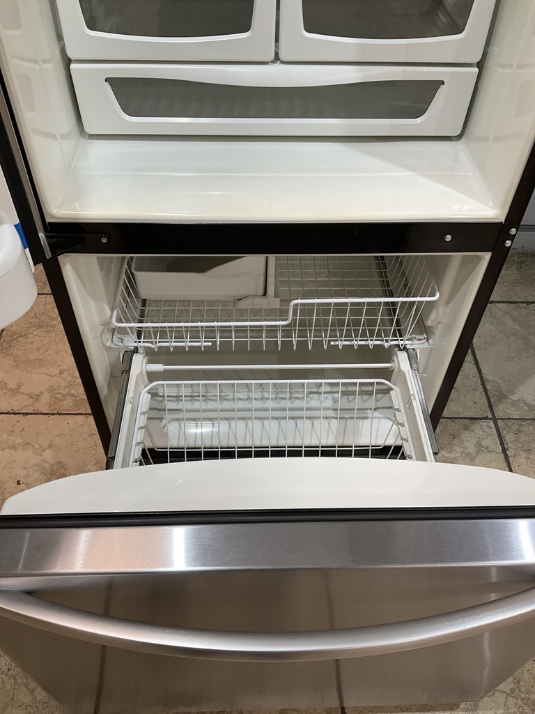 KitchenAid Used Refrigerator Top and Bottom Mount 30x66 1/2” (Stainless Steel)