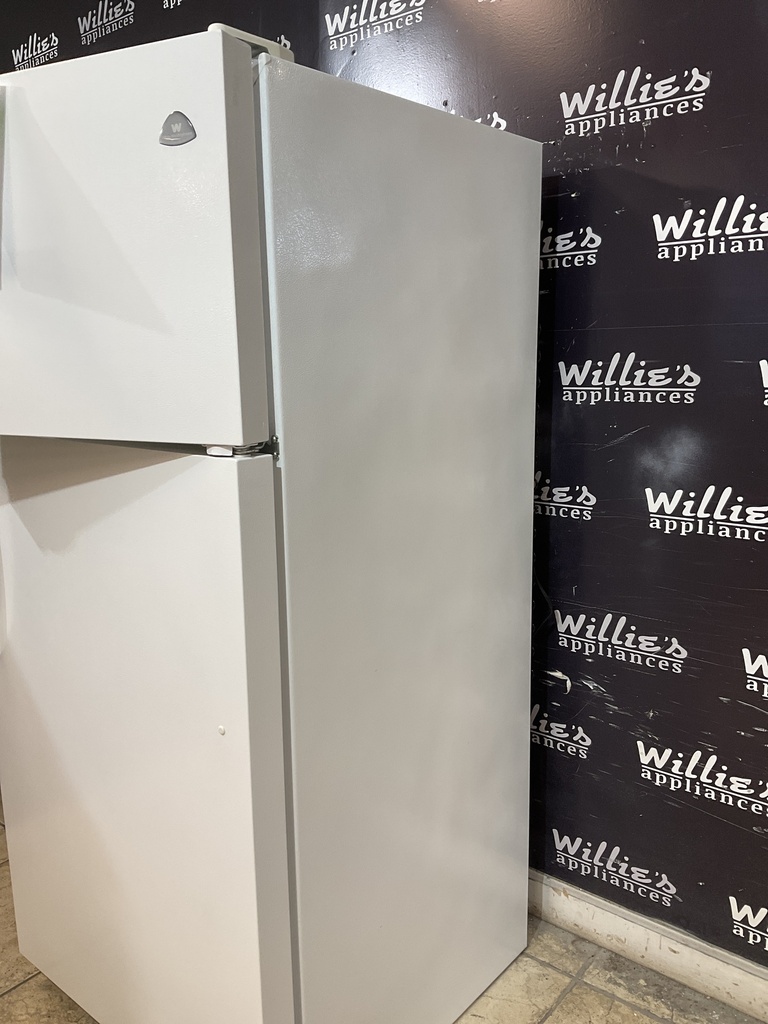 White Westinghouse Used Refrigerator Top and Bottom 30x66 (White) 