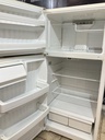 Ge Used Refrigerator Top and Bottom 28x61 1/2” (Bisque) 