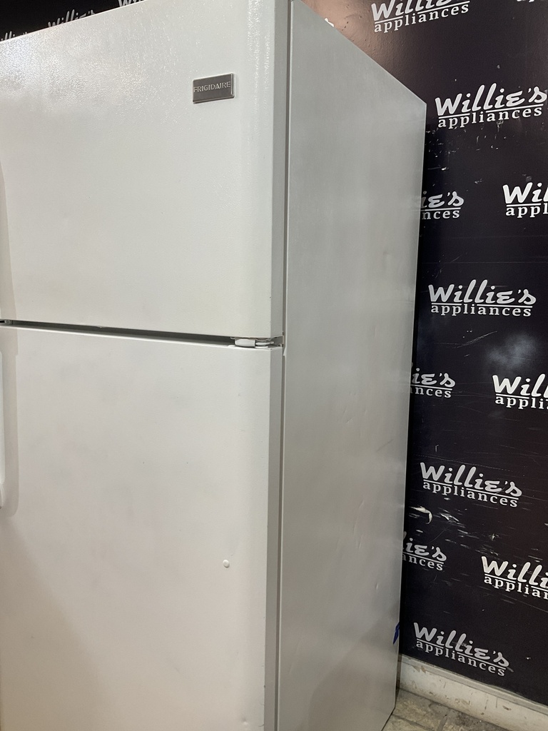 Frigidaire Used Refrigerator Top and Bottom 30x68 1/2” (White) 