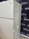 Whirlpool Used Refrigerator Top and Bottom 30x66 1/2” (Bisque) 