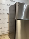 Ge Used Refrigerator Top and Bottom 28x64 (Stainless Steel) 