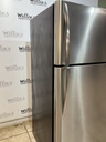 Frigidaire Used Refrigerator Top and Bottom 30x65 1/2” (Stainless Steel) 