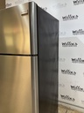 Frigidaire Used Refrigerator Top and Bottom 30x65 1/2” (Stainless Steel) 