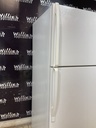 Whirlpool Used Refrigerator Top and Bottom 33x66 (White) 
