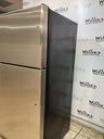Ge Used Refrigerator Top and Bottom 33x67 1/2” (Stainless Steel) 