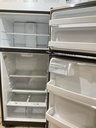 Ge Used Refrigerator Top and Bottom 28x64 (Stainless Steel) 