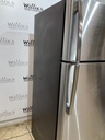Ge Used Refrigerator Top and Bottom 28x64 (Stainless Steel) 