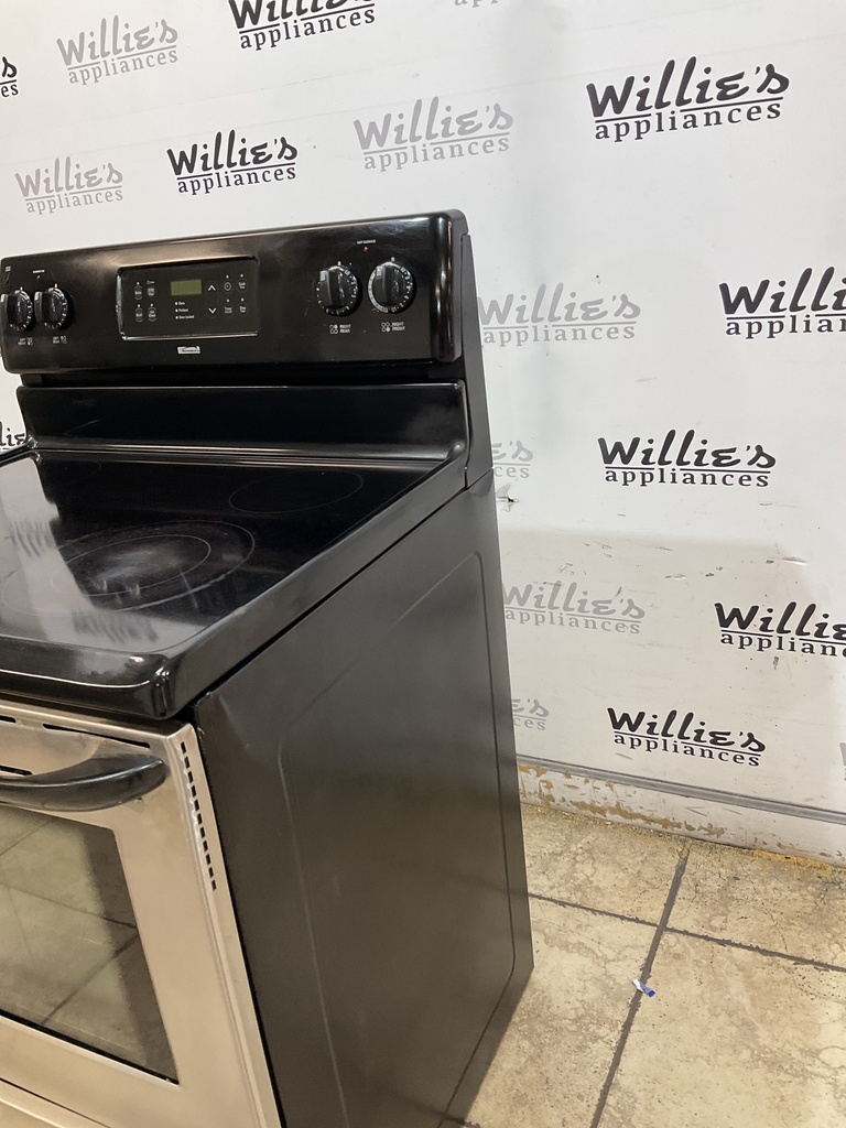Kenmore Used Electric Stove 220volts (40/50 AMP) 30inches {no cord} (Stainless steel) 