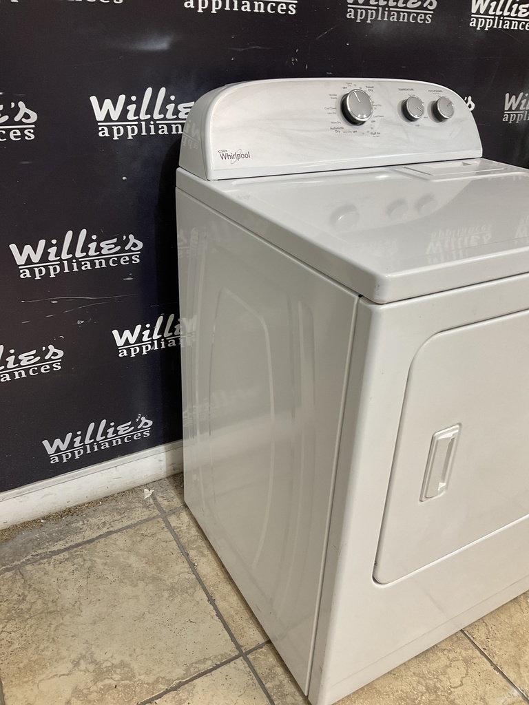 Whirlpool Used Electric Dryer 220volts (30 AMP) 29inches {3 prong} (White) 