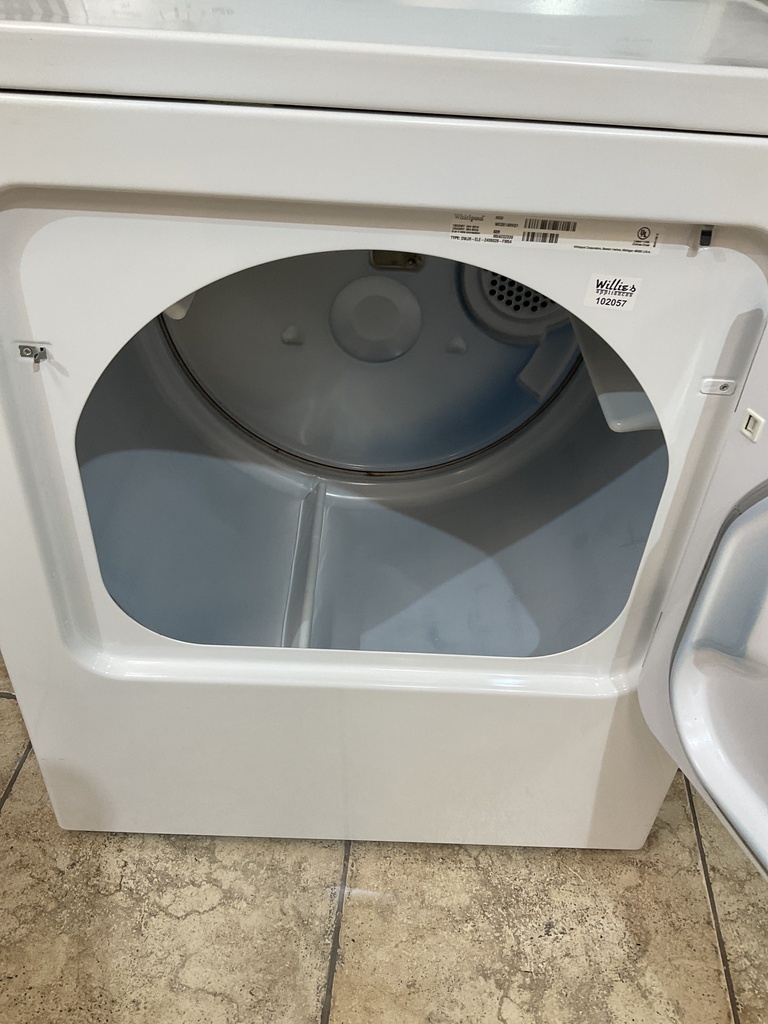 Whirlpool Used Electric Dryer 220volts (30 AMP) 29inches {3 prong} (White) 