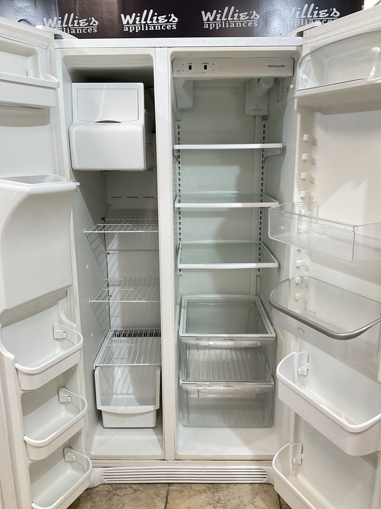 Frigidaire Used Refrigerator Side By Side 36 1/2” x 69” (White) 