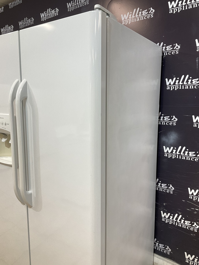 Frigidaire Used Refrigerator Side By Side 36 1/2” x 69” (White) 