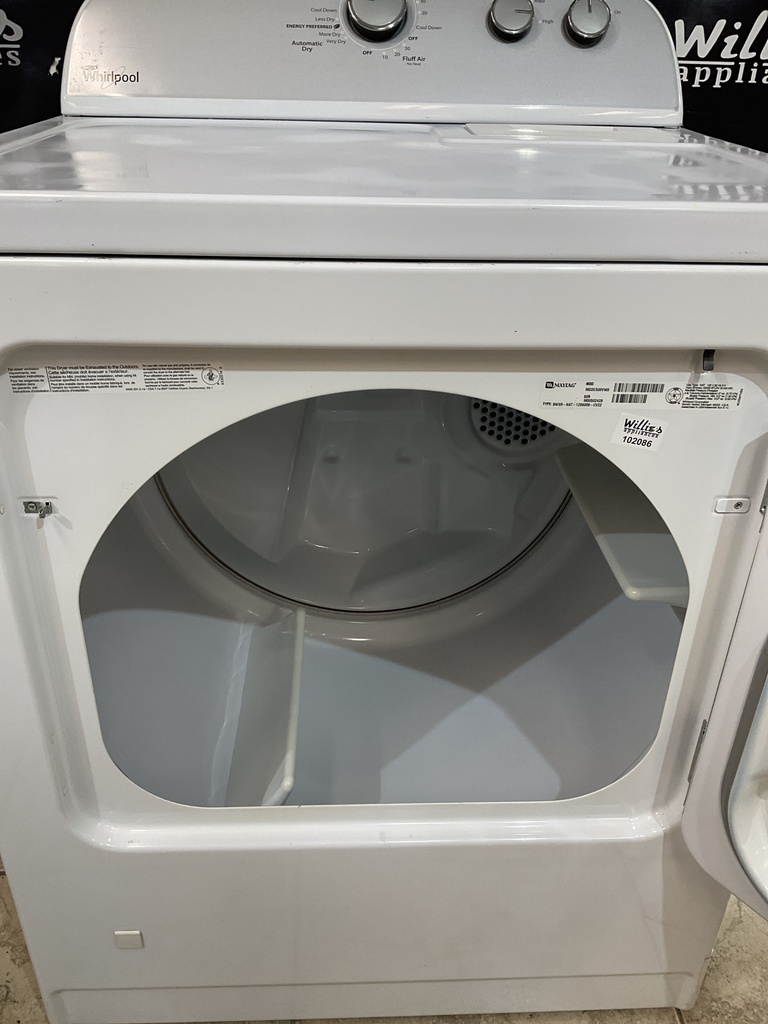 Whirlpool Used Electric Dryer 220volts (40/50 AMP) 29inches {4 prong} (White) 