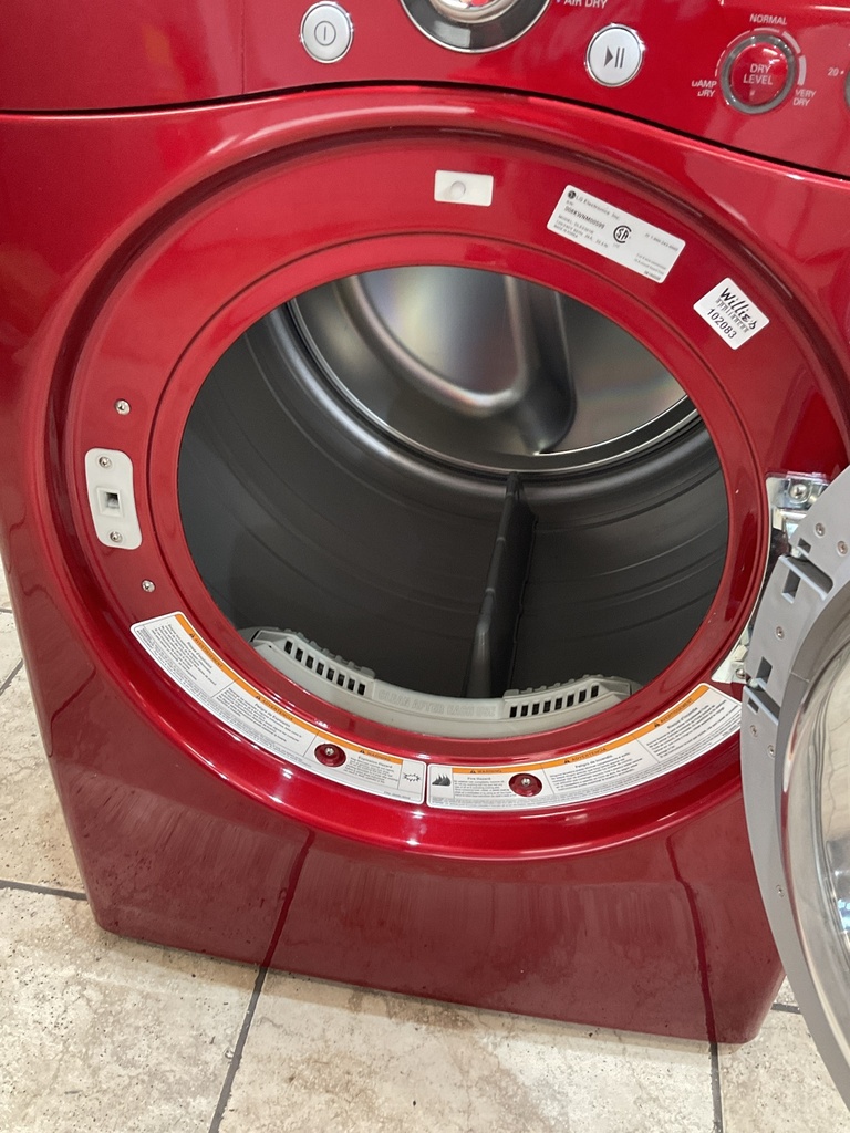 Lg Used Electric Dryer 220volts (30 AMP) 27inches {4 prong} (Red) 