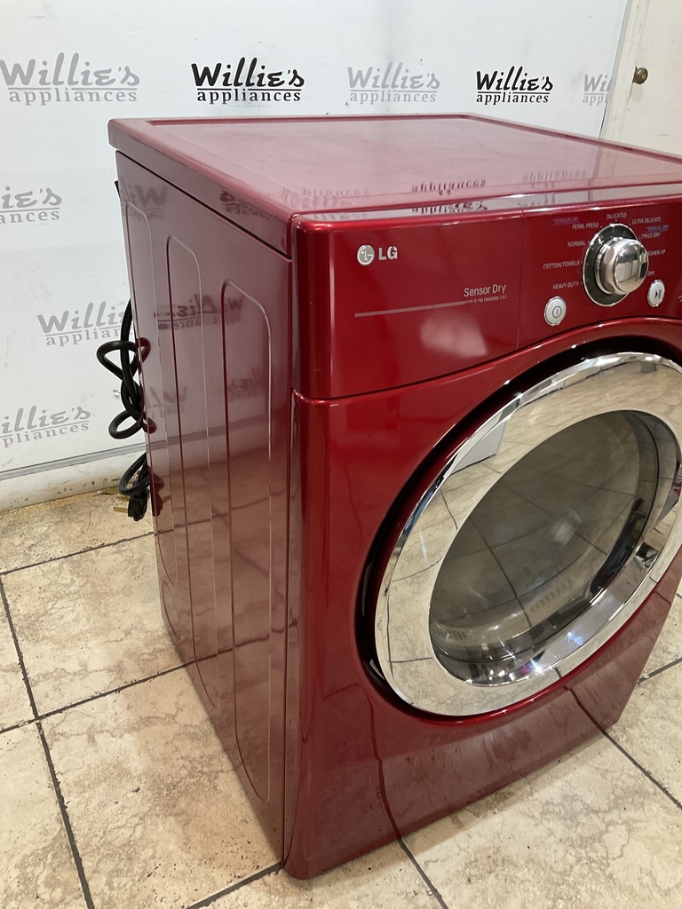 Lg Used Electric Dryer 220volts (30 AMP) 27inches {4 prong} (Red) 