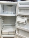 Ge Used Refrigerator Top and Bottom 28x61 1/2” (White) 