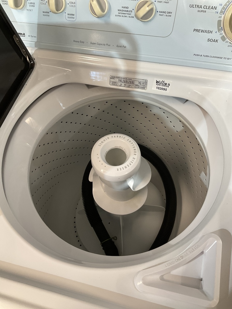 Kenmore Used Washer Top-load 27inches (White) 