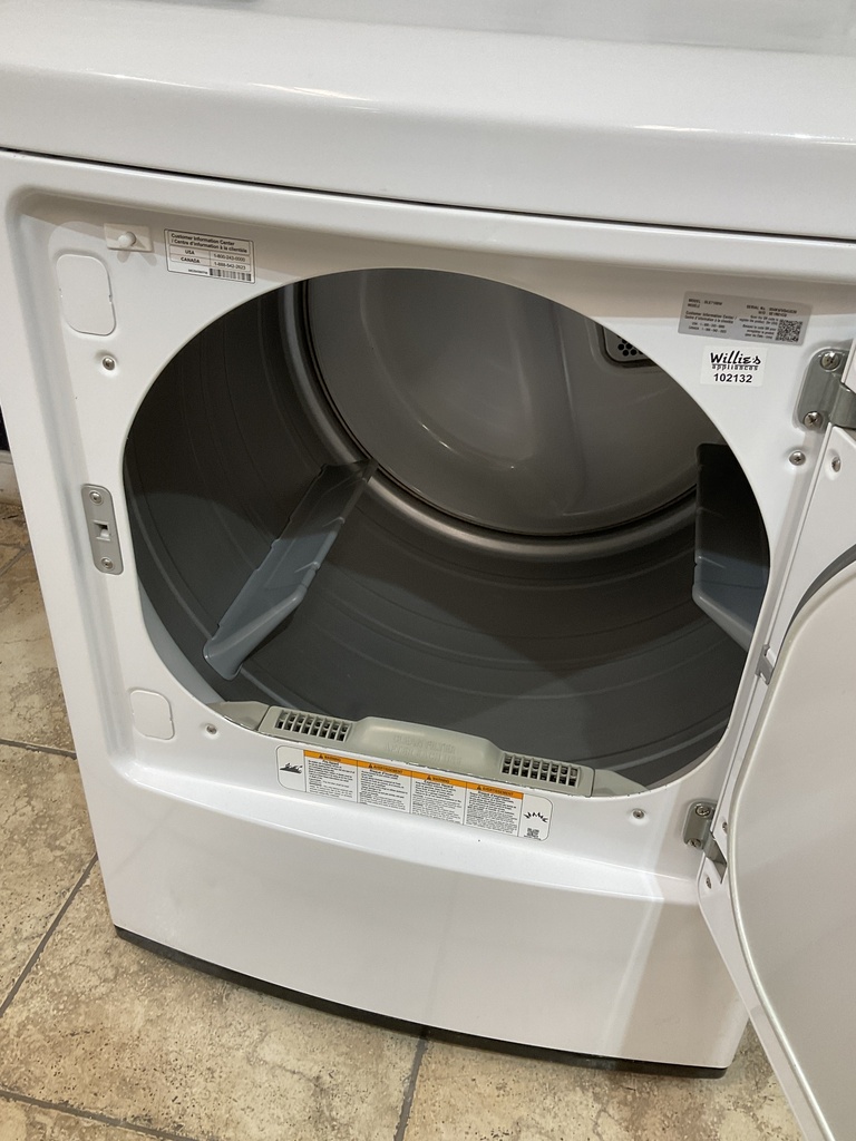 Lg Used Electric Dryer 220volts (30 AMP) 27inches {4 prong} (White) 