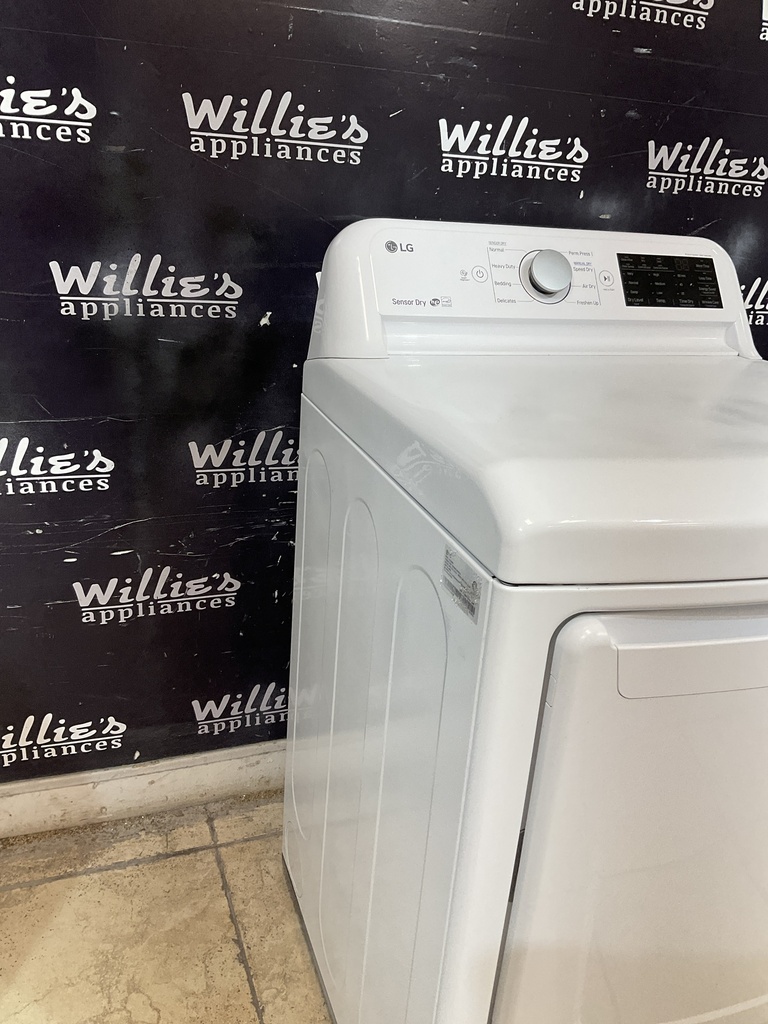 Lg Used Electric Dryer 220volts (30 AMP) 27inches {4 prong} (White) 