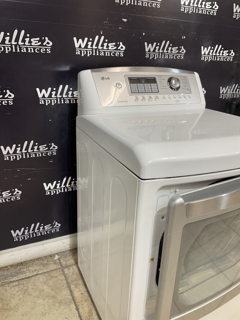 Lg Used Electric Dryer 220volts (30 AMP) 27inches {3 prong} (White) 