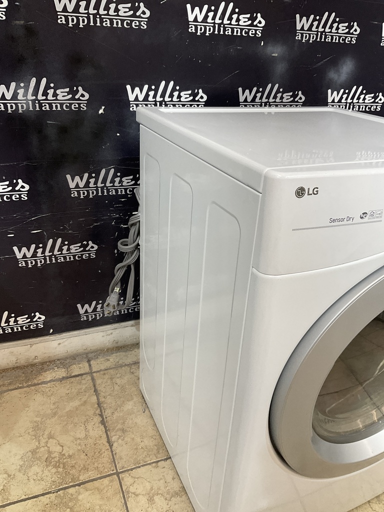 Lg Used Electric Dryer 220volts (30 AMP) 27inches {3 prong} (White) 