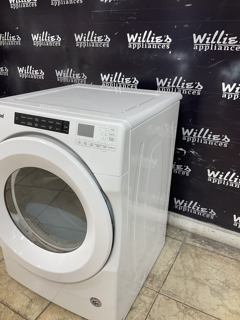 Whirlpool Used Electric Dryer 220volts (30 AMP) 27inches {4 prong} (White) 