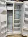 Ge Used Refrigerator Side by Side 36x66 1/2” (Bisque)