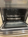 Ge Used Electric Stove Double Oven 220volts (40/50 AMP) 30inches {no cord} (Stainless steel) 