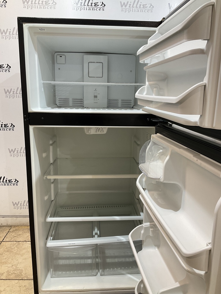 Frigidaire Used Refrigerator Top and Bottom 30x65 1/2” (Stainless Steel) 